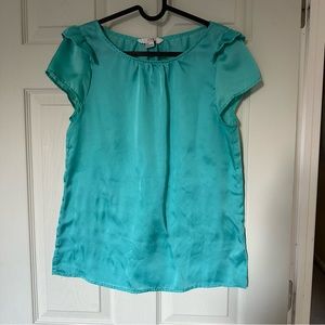 Aqua blouse